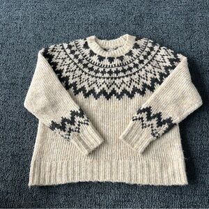 Vintage Style Fair Isle Sweater
